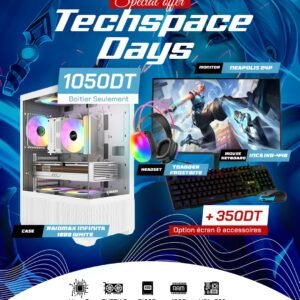 Full Setup – Techspace Days Edition | Ryzen 5 5500GT | Vega 7 | 16GB DDR4 | 512GB SSD