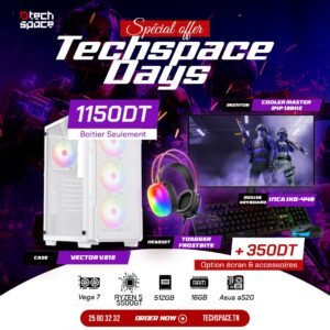 Full Setup – Techspace Days Edition | Ryzen 5 5500GT | Vega 7 | 16GB DDR4 | 512GB SSD