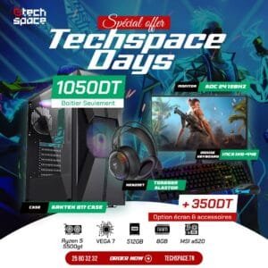 Full Setup – Techspace Days Edition | Ryzen 5 5500GT | Vega 7 | 16GB DDR4 | 512GB SSD