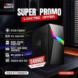 PC Gamer Super Promo - AMD Ryzen 5 8400F | RTX 3050 PNY | 16GB RAM DDR5 | 256GB SSD NVMe