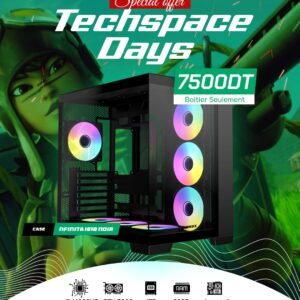 Boitier Setup – Techspace Days Edition | i9 14900KF | RTX 5080 | 32GB DDR5 | 1TB SSD