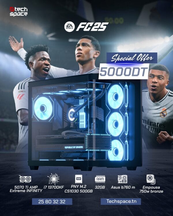 PC-Intel | Intel Core i7 13700KF | RTX 5070 Ti AMP Extreme INFINITY | 32GB DDR4 | 500GB SSD