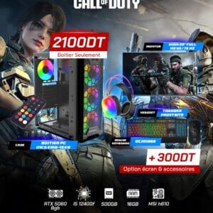 Full Setup – Call of Duty Edition | i5 12400F | RTX 5060 8GB | 16GB DDR4 | 500GB SSD