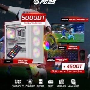 Full Setup – FC25 Edition | i7 14700KF | RTX 5070Ti 16GB | 32GB DDR4 | 500GB SSD X