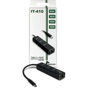 INTER TECH ADAPTATEUR LAN ARGUS NOIR