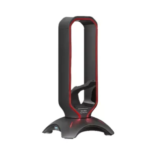 MARS GAMING MHHPRO 3en1 (RGB HEADSET HOLDER+ BUNGEE+HUB USB3.0) - BLACK