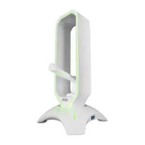 MARS GAMING MHHPRO 3en1 (RGB HEADSET HOLDER+ BUNGEE+HUB USB3.0) - WHITE