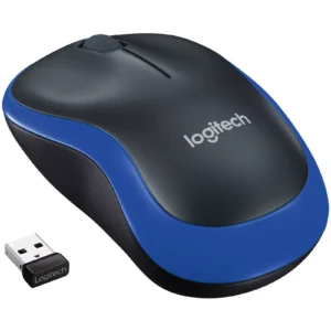 Logitech M185 Wireless Mouse (Bleu)
