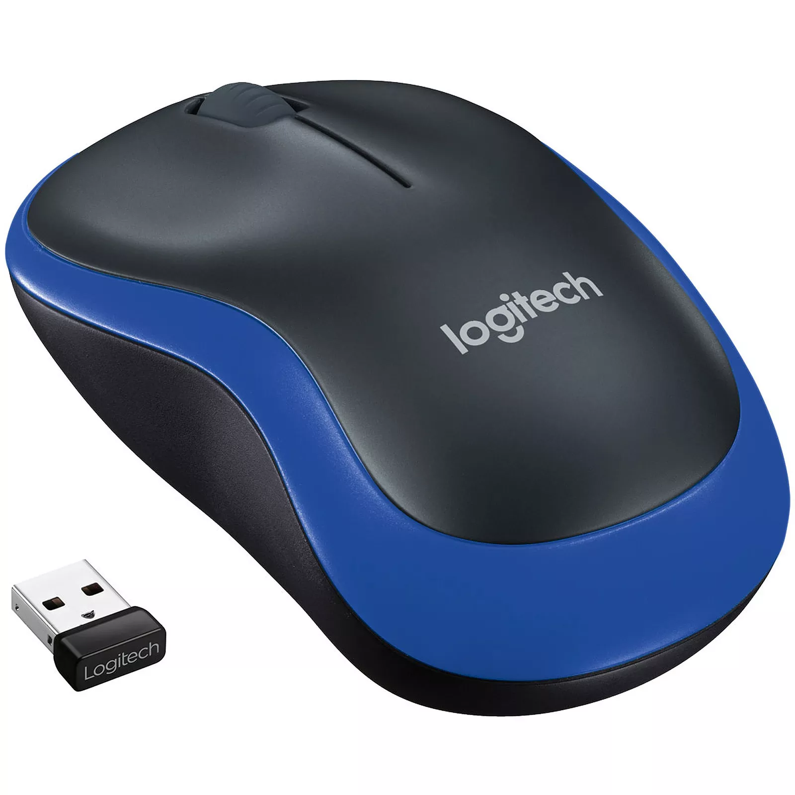 Logitech M185 Wireless Mouse (Bleu)