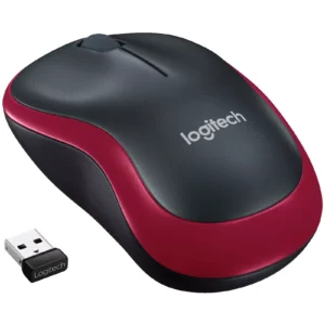Logitech M185 Wireless Mouse (Rouge)