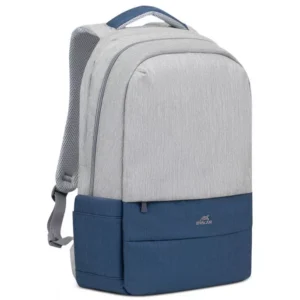 SAC À DOS  RIVACASE 7567 POUR PC PORTABLE 17.3" GRIS ET BLEU