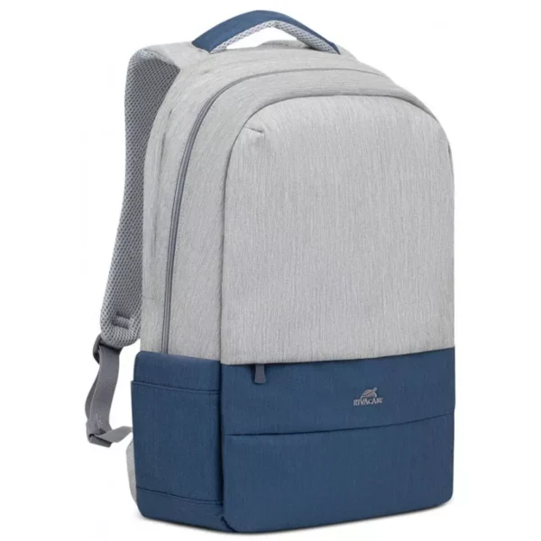 SAC A DOS 15.6" RIVACASE 7562 / GRIS ET BLEU