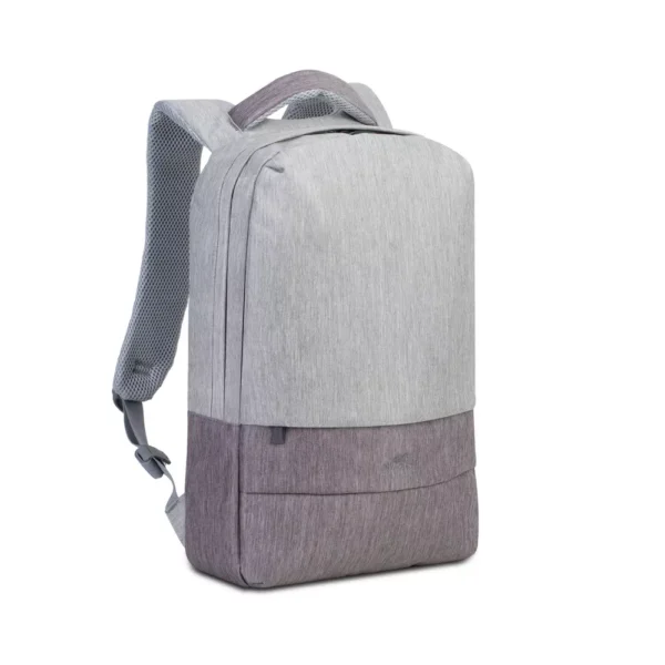 SAC À DOS ANTIVOL POUR PC PORTABLE 15.6" RIVACASE 7562 - GRIS & MOCHA