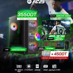 Full Setup – FC25 Edition | i7 12700KF | RX 7800XT 16GB | 32GB DDR4 | 500GB SSD