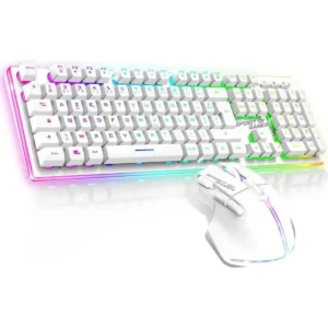 Spirit Of Gamer MK600 Combo 2en1 RGB Wireless - White