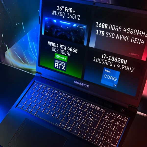 GIGABYTE G6 KF | 16" | i7-13620H | RTX 4060 | 16 GB RAM | 1TB SSD