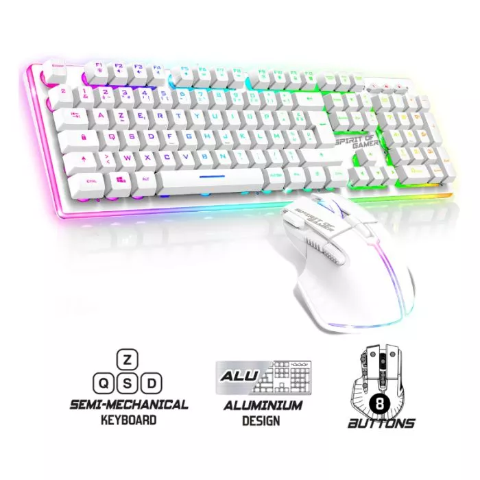 SPIRIT OF GAMER ULTIMATE 600 Blanc | Sans Fil