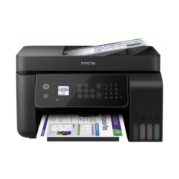 IMPRIMANTE EPSON ECOTANK ITS L5190 + 5 Bouteilles d'encre WIFI