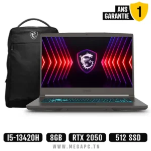 MSI THIN 15 B13UCX FHD | INTEL CORE I5-13420H | RTX 2050 | 8 GO | 512 SSD