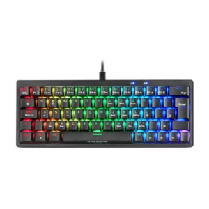 MARS GAMING MKMINIPRO, HOT-SWAPPABLE RGB MECHANICAL GATERON YELLOW BLACK AZERTY