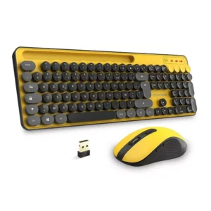 Pack Clavier Souris Advance Pep's Wireless (Jaune)