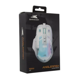 SOURIS GAMING BARACUDA ANGLERFISH - WHITE