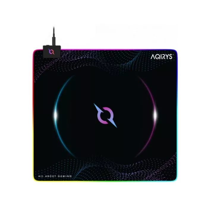 TAPIS DE SOURIS GAMER AQIRYS ECLIPSE MINI RVB - NOIR