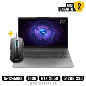 Laptop LENOVO LOQ 15IAX9E | i5-12450HX | RTX 2050 | 16GB RAM | 512GB NVMe