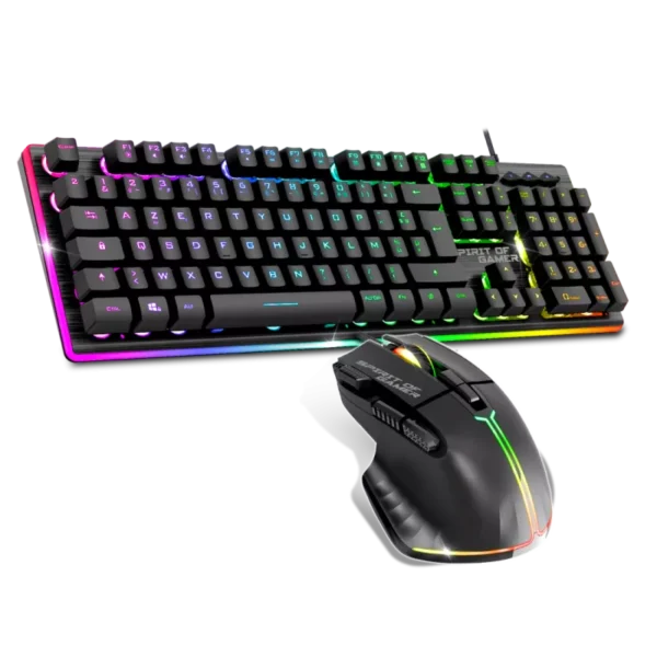 Pack Clavier et Souris Gamer Filaire Spirit Of Gamer Ultimate 600 - Noir