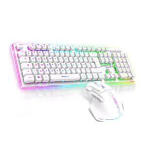 Pack Clavier et Souris Gamer Filaire Spirit Of Gamer Ultimate 600 - Blanc
