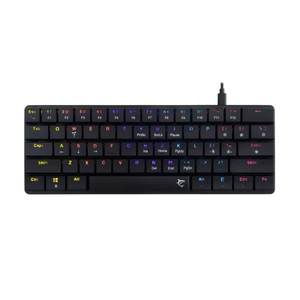 CLAVIER WHITE SHARK NAGAMAKI BLACK US - BROWN SWITCHES