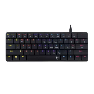 CLAVIER WHITE SHARK NAGAMAKI BLACK US - RED SWITCHES