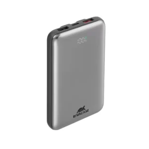 PowerBank Pc Portable RivaCase | VA2611 (10000 mAh) Ultra rapide Gris