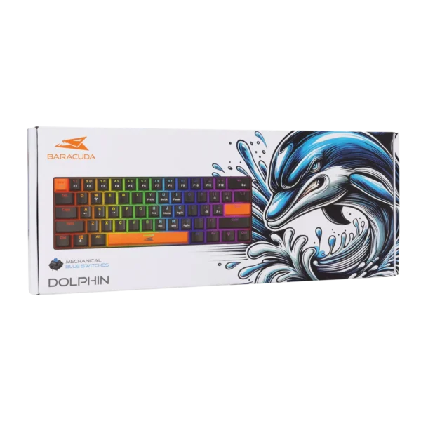 Clavier DOLPHIN BLACK - Bleu switch