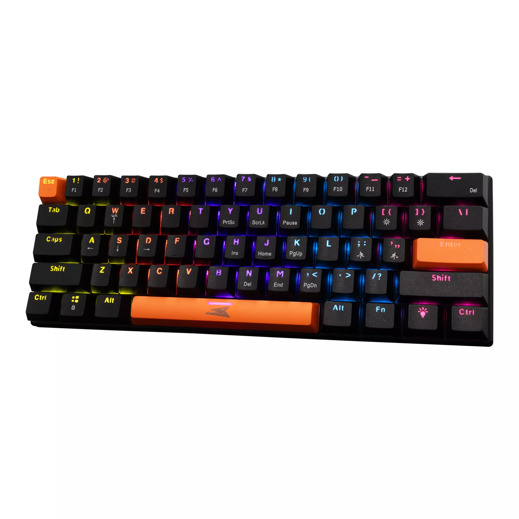 Clavier DOLPHIN BLACK - Bleu switch