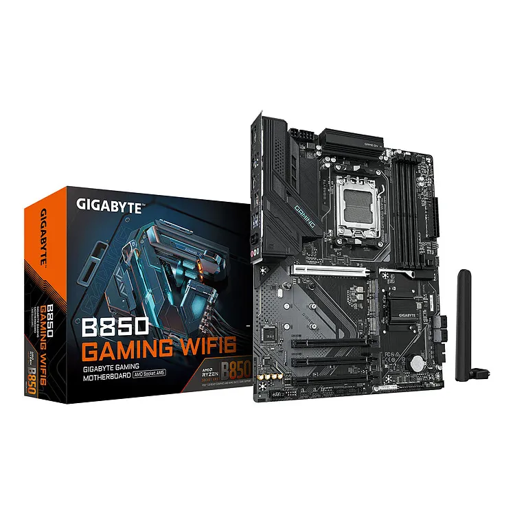 GIGABYTE B850 GAMING WIFI6 | DDR5 8200MHz (OC) | AM5 | PCIe 5.0 | Wi-Fi 6 | ATX