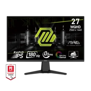 MSI MAG 275QF | 2K 27" WQHD Rapid IPS | 180Hz | 0.5ms | HDR Ready | AMD FreeSync | HDMI/DP