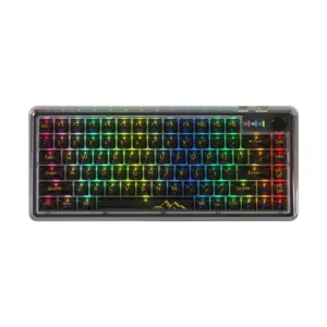 Clavier ATTACK SHARK K75 Pro Transparent RGB | Black / Wireless