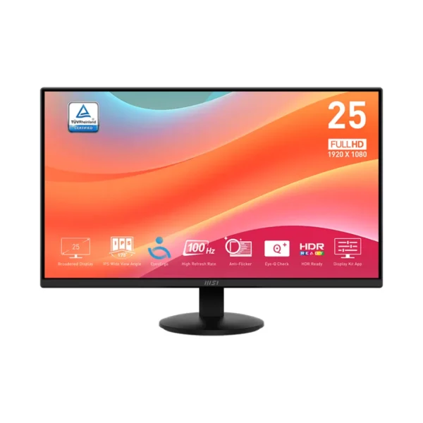 MSI Pro MP252L 24.5" IPS FHD | 100Hz | 1ms