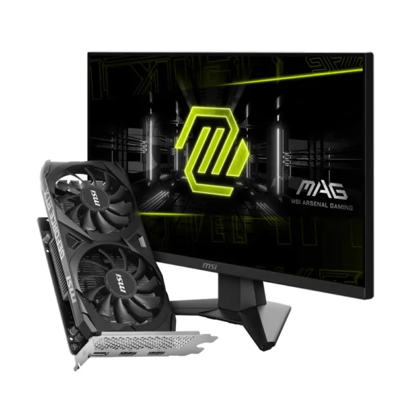 Pack Chécha 4 GPU / Moniteur MSI 242F 23.8-IPS-200HZ-0.5MS | MSI RTX 3050 OC 8G