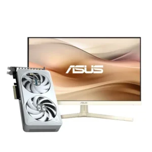 Pack Chécha 8 GPU / Moniteur ASUS TUF VU249CFE-M 24" IPS FHD 100Hz 1ms BLANC / RTX 5060 ICE OC