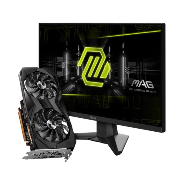 Pack Chécha 11 GPU / Moniteur MSI MAG 242F 23.8-IPS-200HZ-0.5MS-HDMI-DP | RX 6600
