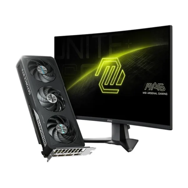 Pack Chécha 7 GPU / Moniteur MSI MAG 276CXF CURVED 27" FHD VA 280Hz / RTX 5060 OC