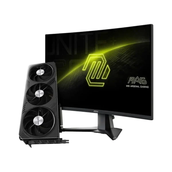 Pack Chécha 12 GPU / Moniteur MSI MAG 276CXF CURVED 27" FHD VA 280Hz | RX 7800 XT 16GB