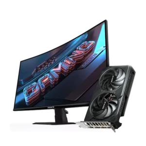 Pack Chécha 5 GPU / Moniteur GIGABYTE GS27QCA 27" QHD Incurvé 180 Hz / RTX 5060 TI 16GB OC