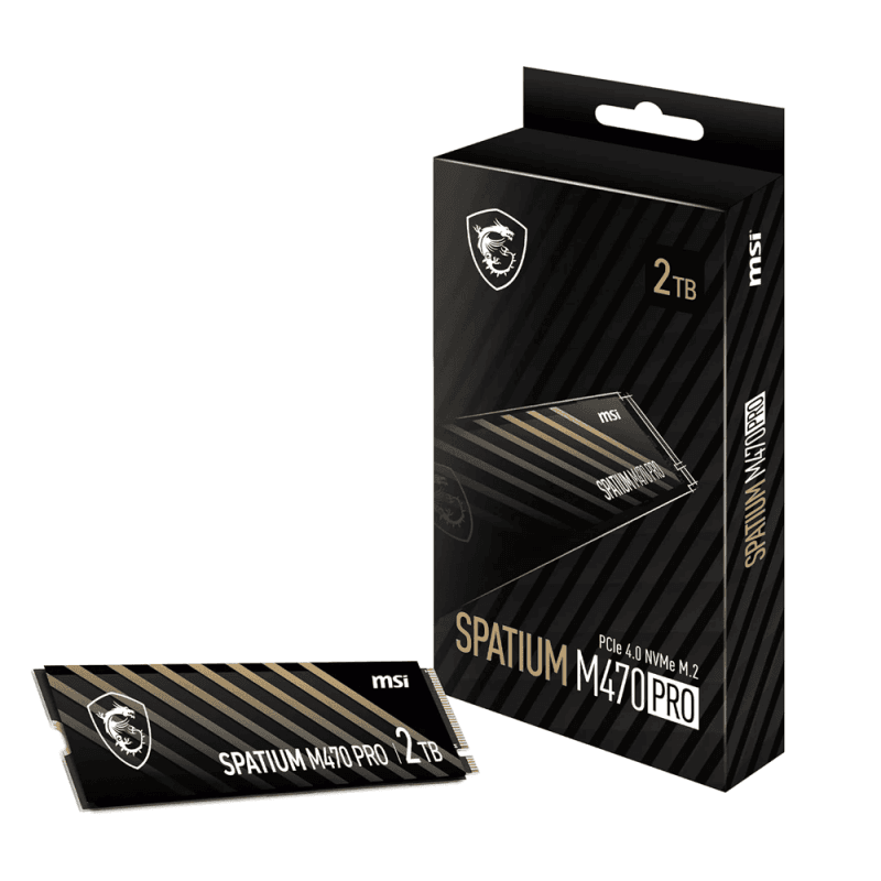MSI SPATIUM M470 PRO PCIe 4.0 NVMe M.2 2TB