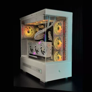 DeepCool CH690 DIGITAL Blanc | WaterCooling LT360 ARGB | ALIM PN850-M 80+ GOLD FULLY MODULAR | 4 ARGB FANS White