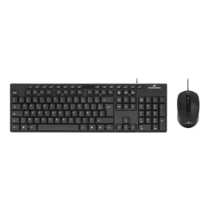 Pack MEDIA OFFICE Bluestork | Clavier Souris Filaire | USB | Noir | PACK-MEDIA-OFF/FR