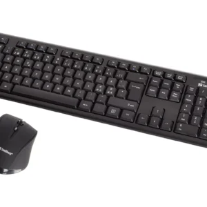 Pack 2en1 Sandberg Clavier et Souris Sans Fil | Noir | 631-20