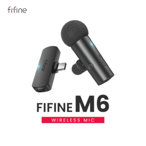 FIFINE M6 Wireless Mic | Sans fil